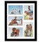 Americanflat 11x14 Collage Picture Frame - Displays Five 4x6 Photos at Once - Family Photo Collage Frame - Shatter Resistant Glass - Hanging Hardware for Horizontal or Vertical Display - Black